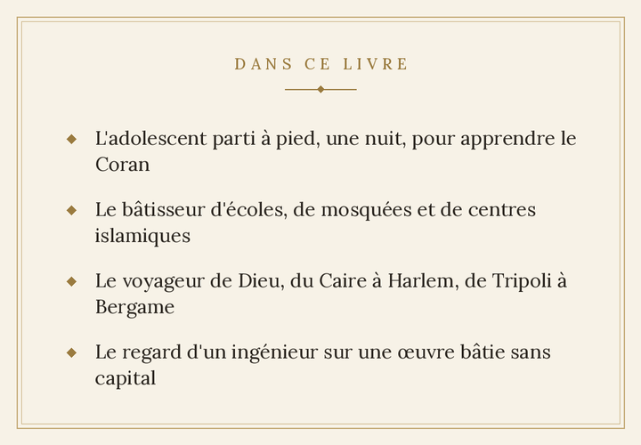 L'homme qui marchait loin — Cheikh Mourtada Mbacké, bâtisseur d'écoles sur trois continents